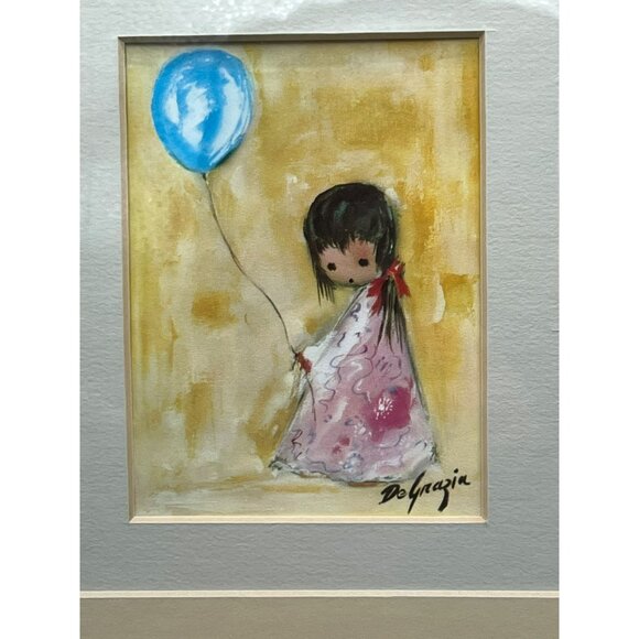 Ted DeGrazia “Girl With a Balloon" Lithograph by Sandstone Creations & Handmade - Picture 2 of 9